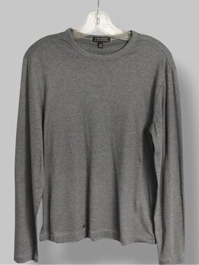 Banana Republic Grey Long Sleeve Shirt Size S Men’s Crew Neck